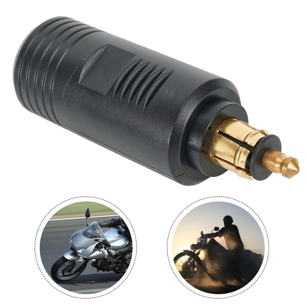 DC 12V 24V EU Plug Cigarette Lighter for BMW DIN Hella Motorcycle Charger Socket Outlet Convert to Car Adapter Power Lead Cables
