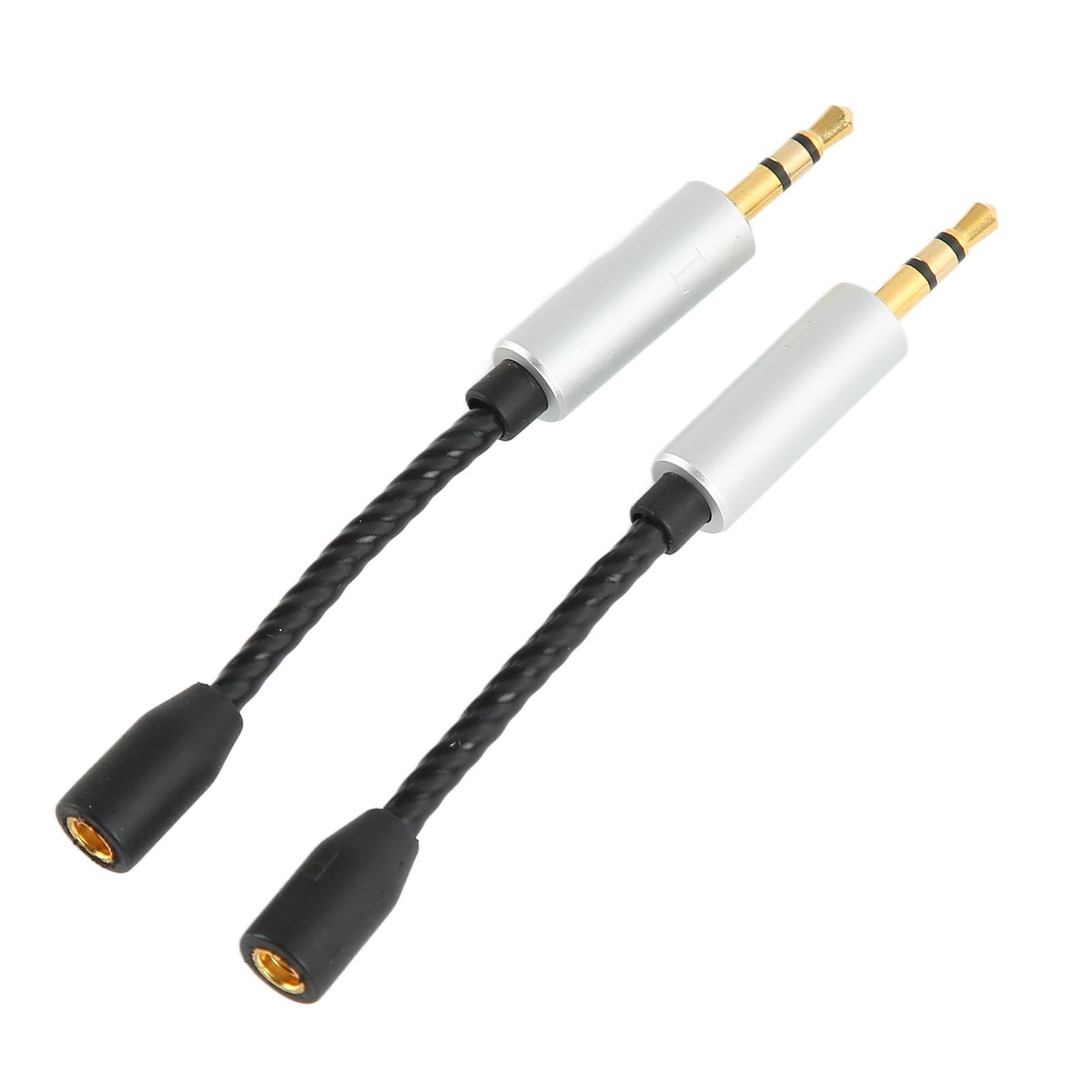 

для MMCX на 2,5 мм адаптерный кабель мама-папа без потерь Plug and Play небольшой адаптер для наушников шнур