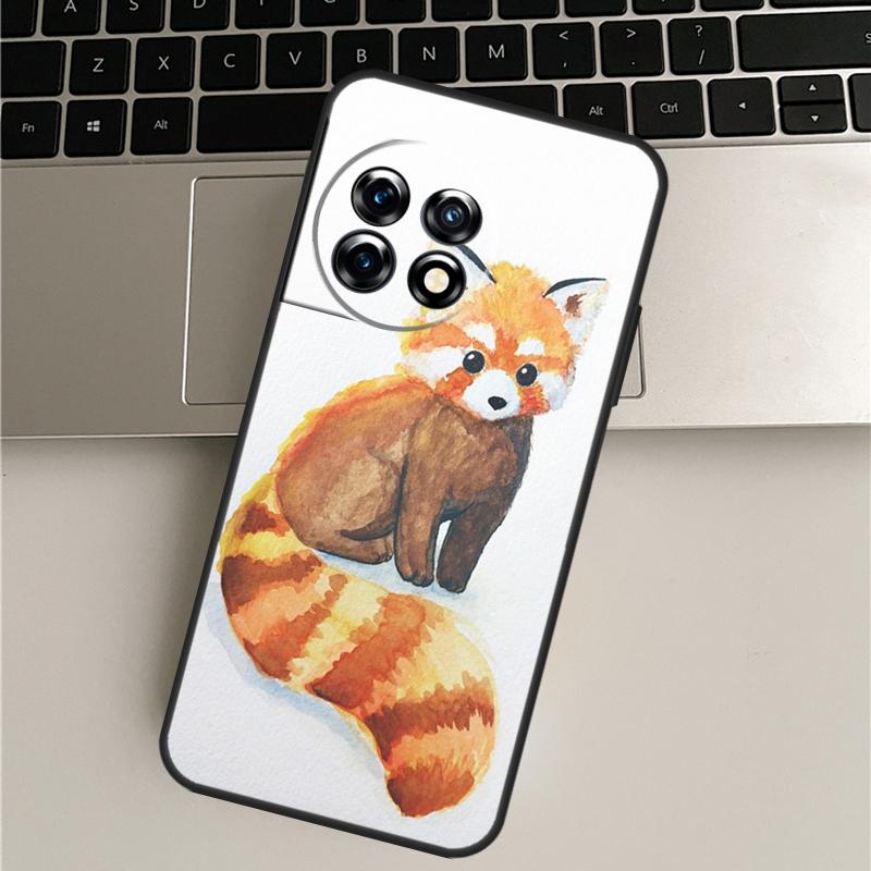Red Panda Cute Animal Case For OnePlus Nord CE 5 3 4 Lite N20 N30 OnePlus 15 R 13T 10T 9 10 Pro 11 12 13 13R Cover