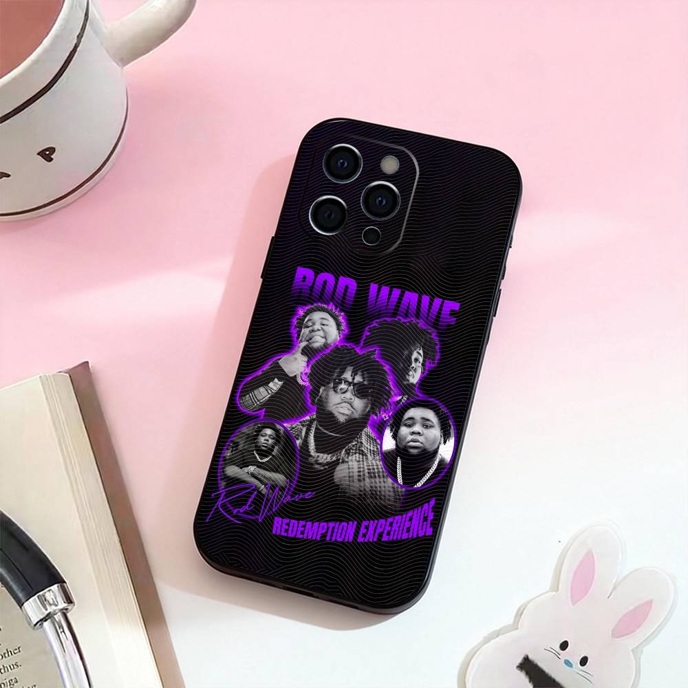 Rapper R-Rod Wave Phone Case For iPhone 17,16,15,14,13,12,11 Plus,Pro,Max,XS Silicone Soft Cover