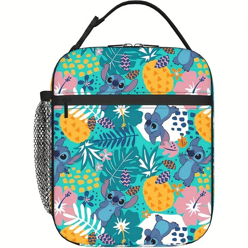 Qi Portable Lunch Bag Primary And Secondary School Students Full Printed Meal Bag Ice Bag Picnic Ice Bag
