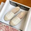 Fashion 2024 Women Espadrilles Slide Rubber Flats Sandals Hemp Knitted Mixed Color Shoes Ladies Pantuflas Slippers Femme Fisherman Mules