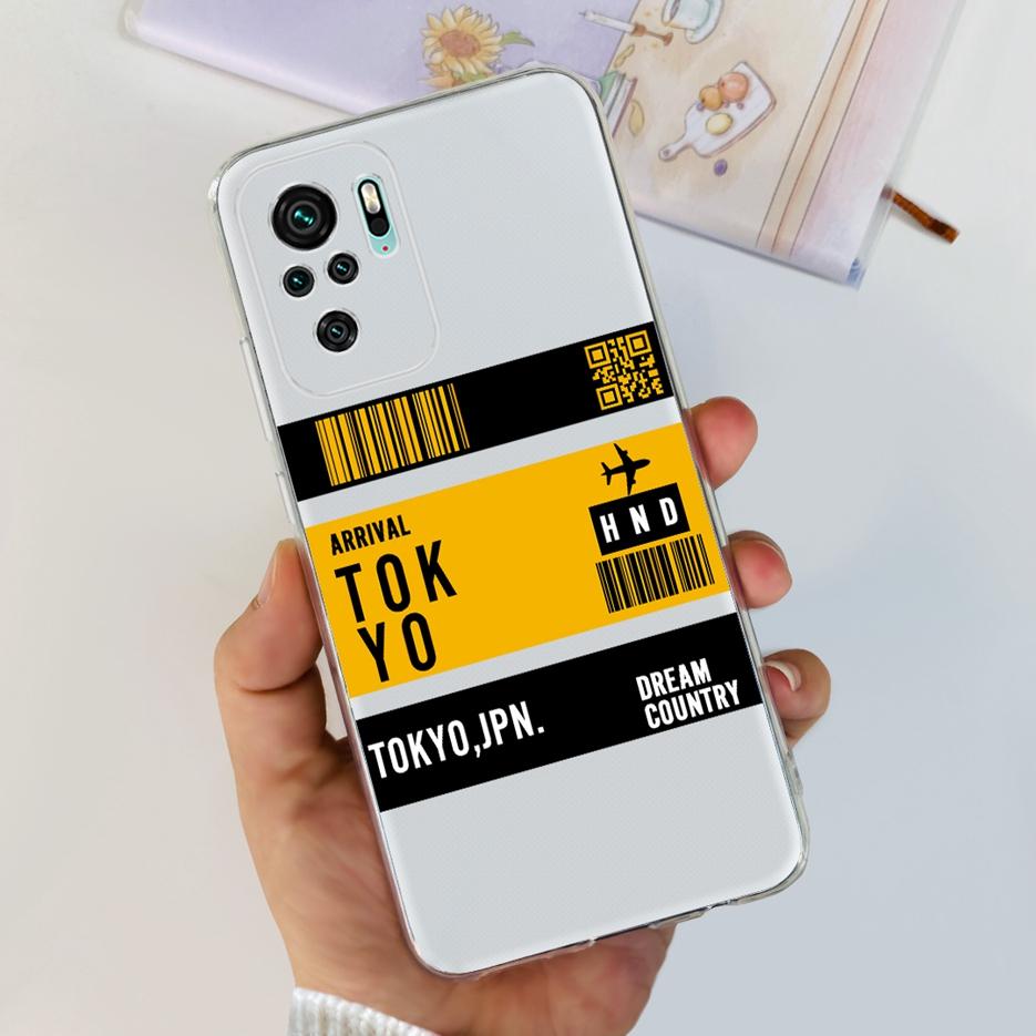 For Xiaomi Redmi Note 10 4G Case Note 10S Cute Painted Cover Soft Slim Phone Case For Xiaomi Redmi Note 10 Pro Max Note10 S Bags