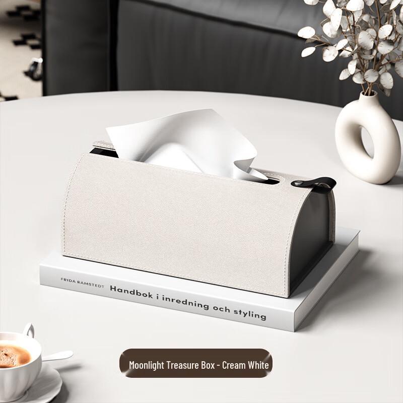 Chenille Jacquard Tissue Box with Remote Storage