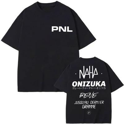 Französischer Rap Pnl Dans La Legende Album Produkt T-Shirt Damen Herren Hip-Hop Mode Kurzarm Hochwertiges Baumwoll-T-Shirt