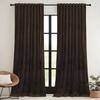 Sage Green Velvet Curtains 84 Inches, Room Darkening Super Soft Velvet Drapes with Pleat Tape for Living Room