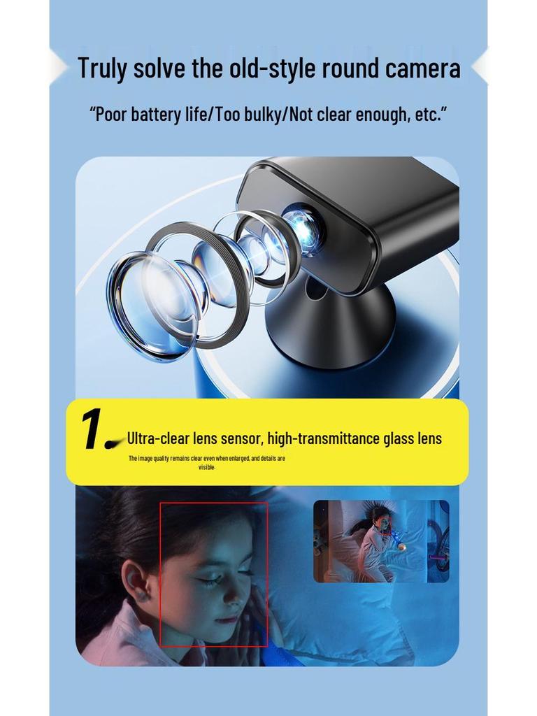 Wireless HD Indoor Security Camera with Direct Mobile Connection