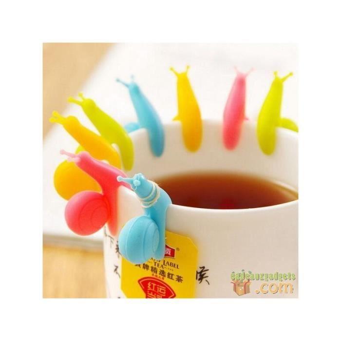 

Porte sachet de thé Escargot (lot de 6)