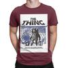 The Thing Horror Movie Poster Art Funny Graphic 100 Cotton TShirt the Thing Tops Tees For Unisex