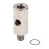 Stainless Steel BSPT Oil Pressure Sensor Turbo Supply Feed Gauge Adapter Car Parts for Oil Pressure Monitoring