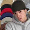 Unisex Warm Knitted Hats 2025 Fashion Thicken Fur Lined Soft Beanie Cap with Brim Thick Winter Knitted Hat for Men Women
