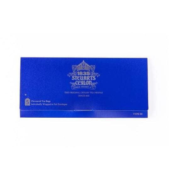 GEORGE STEUART Czarna Herbata w Niebieskiej Kopercie (2g x 5 odmian x 1 worek)