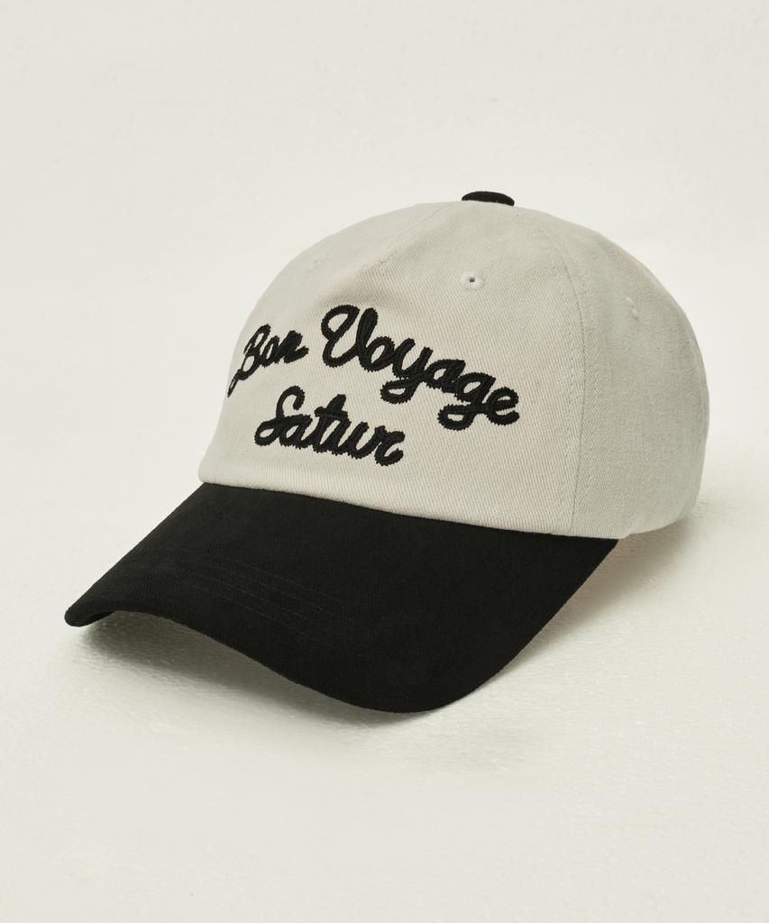 Seteo Bon Voyage Contrast 5 Panel Ball Cap Cream