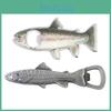 Bouteille Acier Poisson Inoxydable Ouvreur Pour Bière Et Boissons Froides Facilement Prise Outil Adapté Pour la Maison Et l'Extérieur