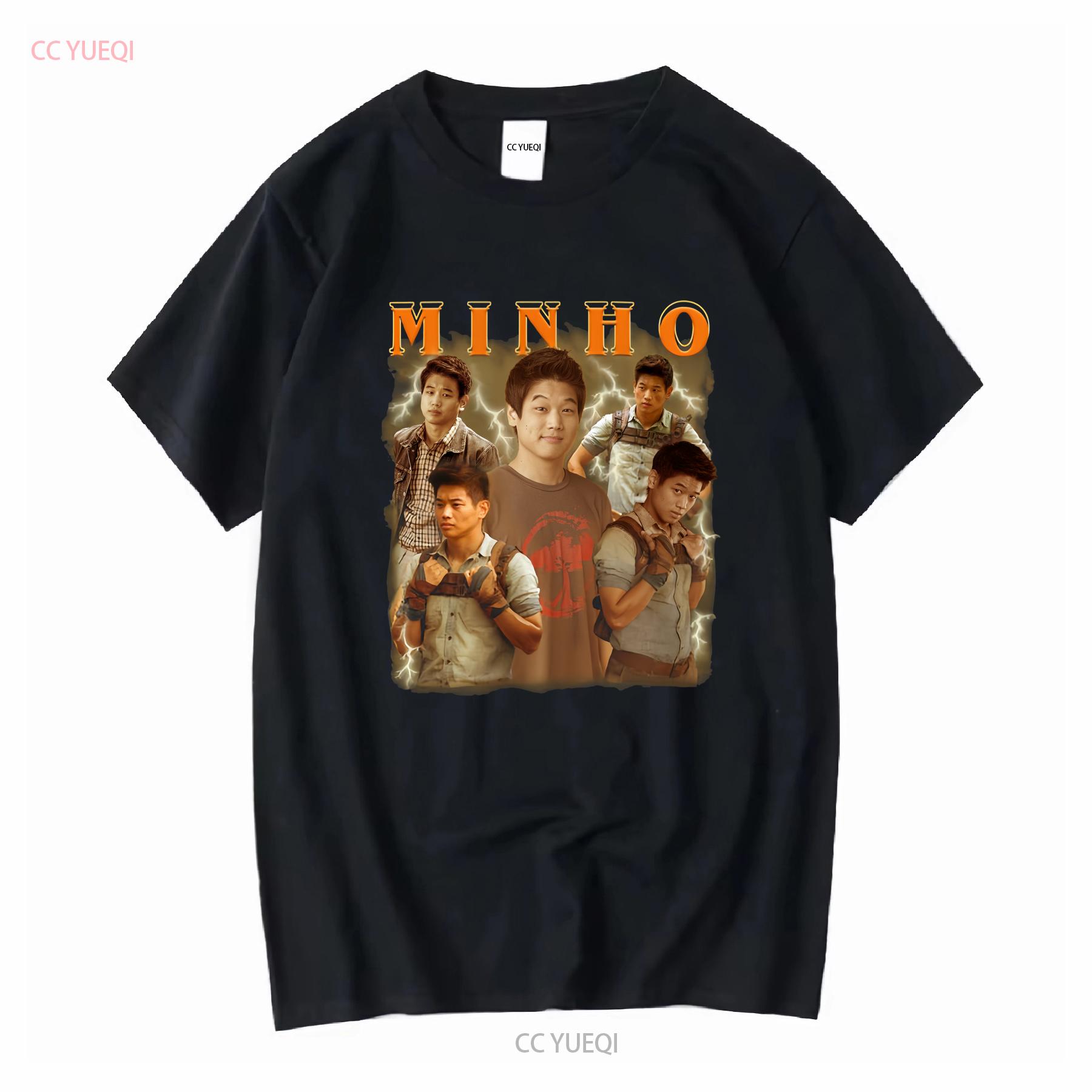 

Minho The Maze Runner vintage bootleg T Shirt Ki Hong Lee funny fan gift vintage Washed Soft homme Stylish 4XL