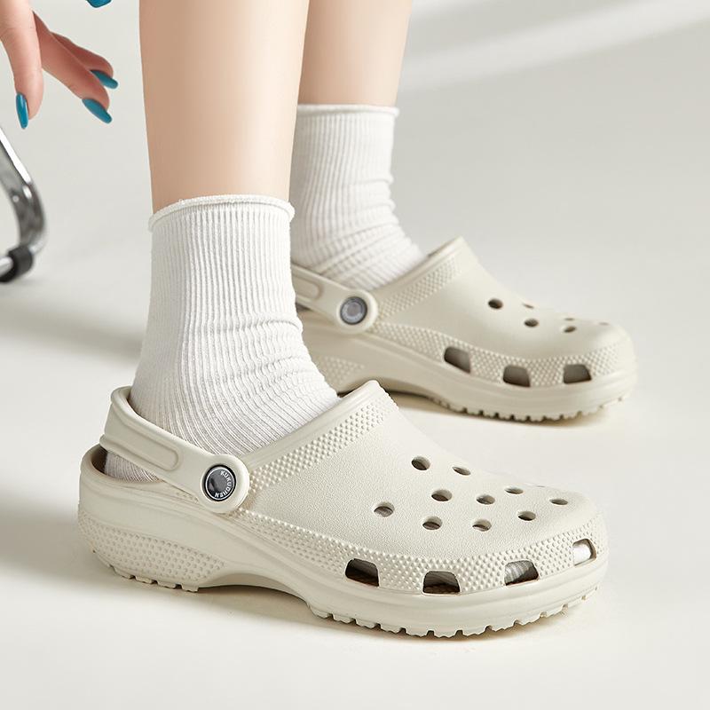 Sternen Crocs mit Fußgewölbeunterstützung, rutschfeste Sandalen für Strand, Damen und Herren, Übergröße, geruchshemmende Outdoor-Slipper