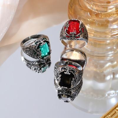 Herren Luxusringe Personalisierte Retro Dominierende Ringe Bankett Party Accessoires