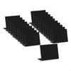 20 Acrylic Chalkboard Signs for Tabletop Use L Shaped Place Cards Events