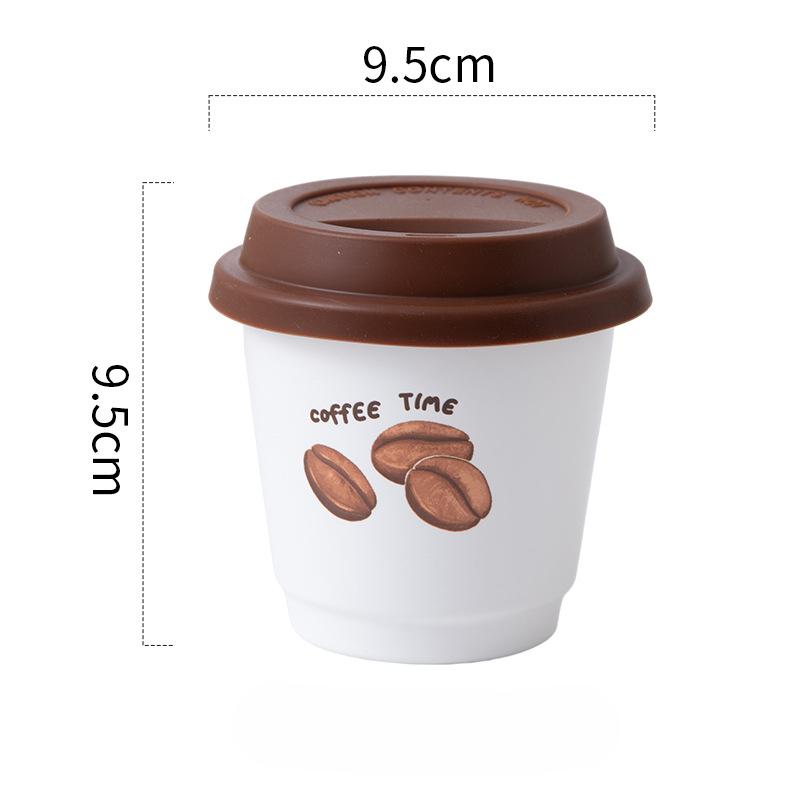 Creative Hand Holding Coffee Cup Paper Cup Shape Ceramic Mug Cute Cup Household Water Cup High Value Latte Cup