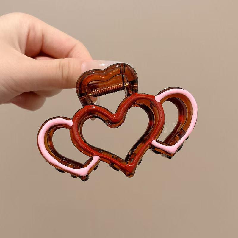 Špičkový kontrastní dutý skřipcový klip pro elegantní drdoly - Stylový vlasový doplněk pro ženy