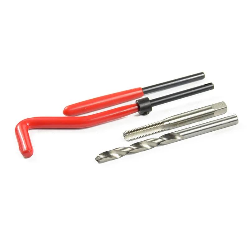 30pcs Car Pro Coil Drill Tool Metric Thread Repair Insert Kit M6 for Helicoil Car Repair Tools Coarse Crowbar