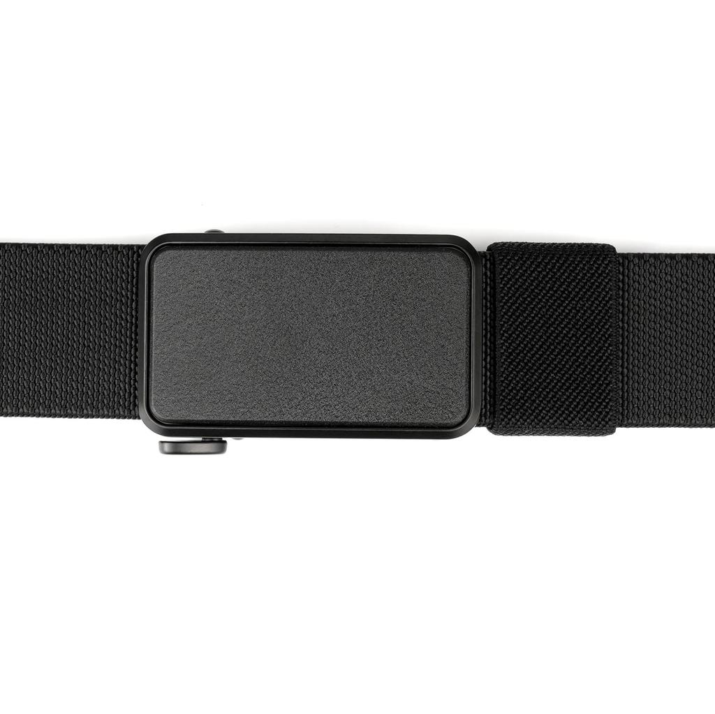 Men's Nylon Elastic Tactical Belt with Alloy Buckle