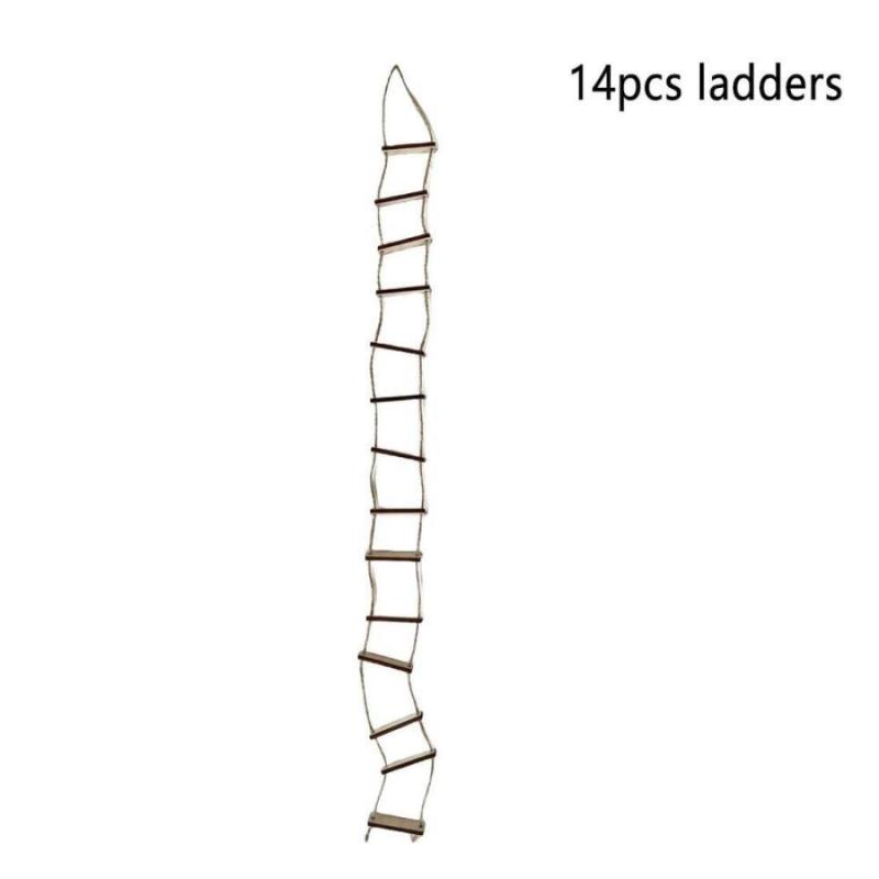 1Pcs Miniature Fairy Garden Decor For Home Courtyard & Mini Landscape Wooden Fairy Bridge Rope Ladder Photography Prop Accessory