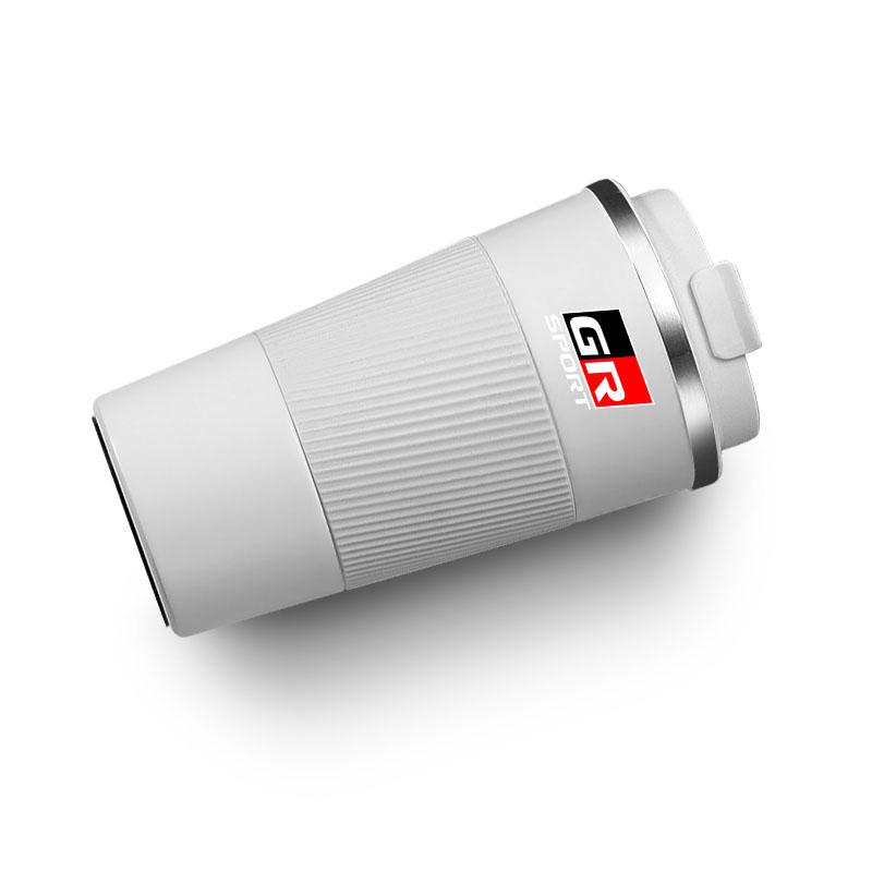 Stainless Steel GR Gazoo Racing Emblem Coffee Thermos Bottle Thermal Mug For Toyota Rav4 Corolla Camry Aqua Yaris Cross Auris