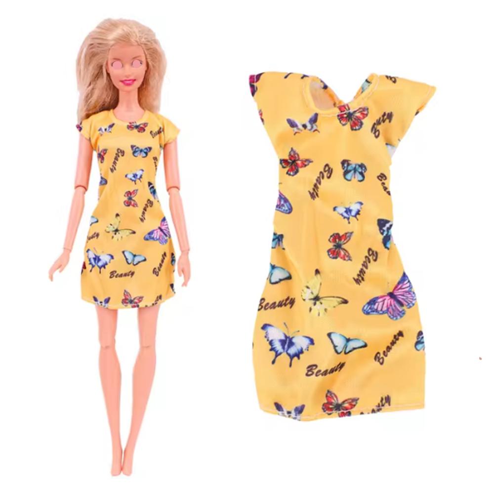 5pcs/pack 30cm Fashion Clothes Dolls Doll Dress Accessories Casual Top Pants Dressing Up Toys Kids for 1/6 and Entertaining Play Safe Kid Friendly Fun