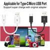 Type C Micro USB Cable 10/20cm Short Fast Charging For Samsung Xiaomi  Android Phone Sync Data Cord USB Adapter Wire