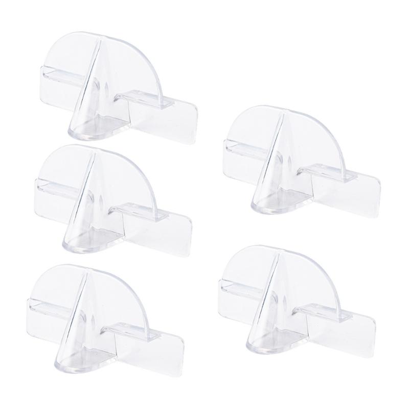 5 Pieces Unique Sturdy Plastic Wall Mounted Glasses Holder for Fashionable and Retail Store Owners for Stylish Displays