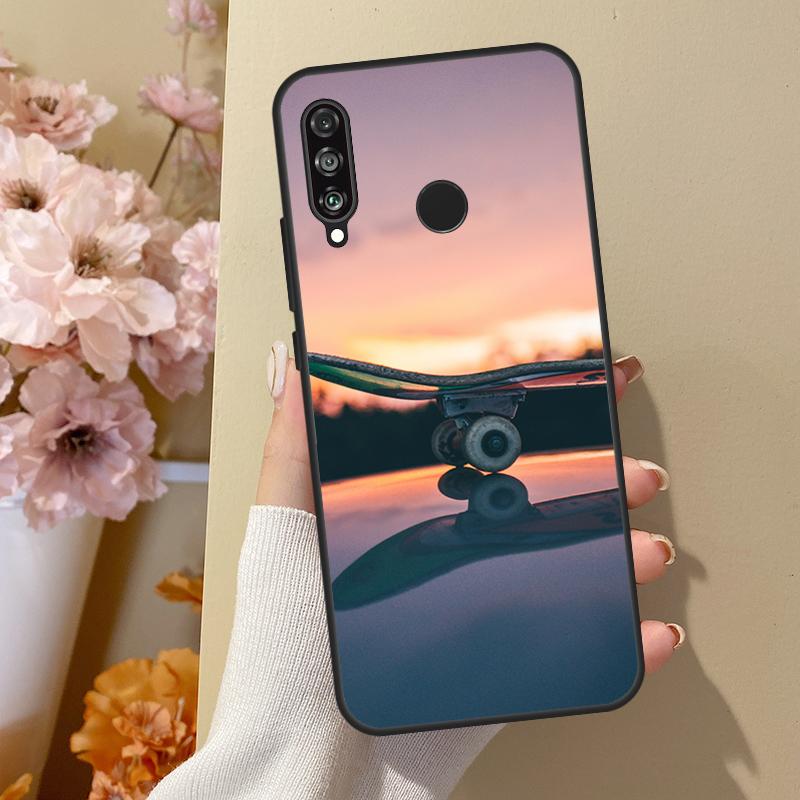 

Cool Skate For Huawei Nova Y70 Y91 Y61 Y73 Y72 Y90 Y60 12s 12i 11i 8i 9 10 SE P40 Lite P30 P60 Pro Case Huawei Nova Y72
