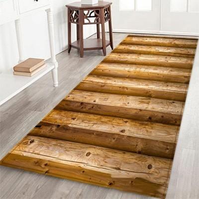 Geometric Wood Grain Kitchen Mat Floor Mat Carpet Door Mats Entrance Non-Slip Floor Rug For Living Rooms Kitchen Rug Carpet