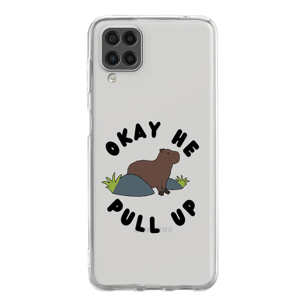 Cute Cartoon Capybara Phone Case For Samsung Galaxy A13 A33 A73 A53 A23 A51 A71 A21S A12 A11 A31 A41 A03S A22 A52 A32 5G Cover