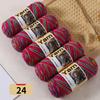 500g Gradient Dyed Colorful Yarn, Rainbow Yarn with Multiple Colors,