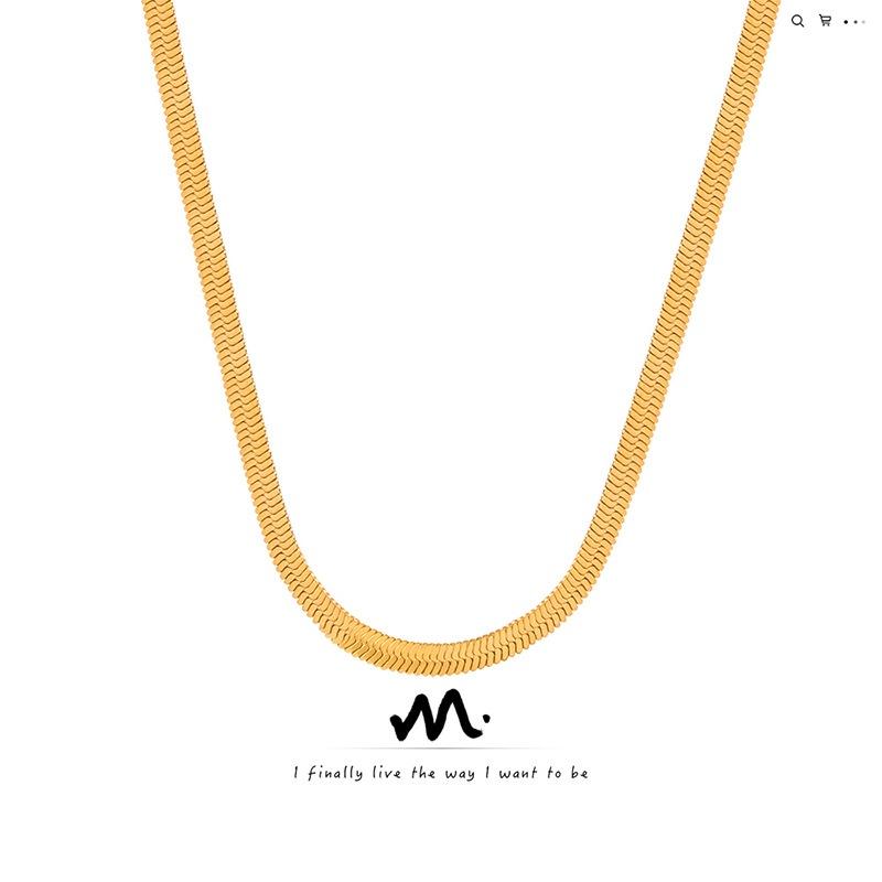 And Stylish Sophisticated Crossborder Titanium Steel Necklace Women For