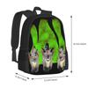 Hyenas Teen College Student Backpack Pattern Design Bags Hyena Trouble Pride Lands Movie Kids Show Evil Bad Villain Group Mean
