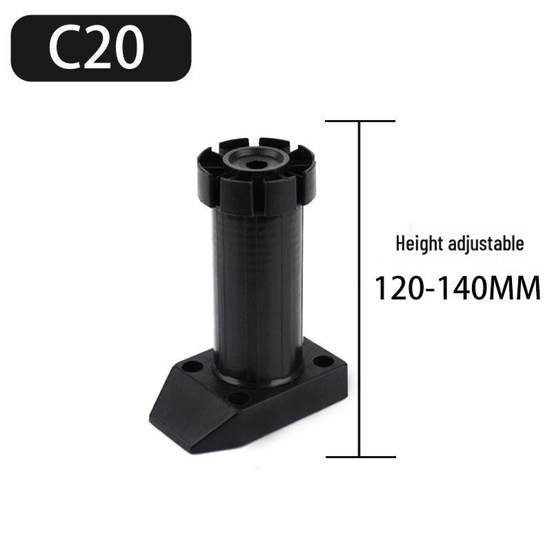 ABS Adjustable Leveling Cabinet Feet - Thickened Plastic Legs for Kitchen and Cupboard Support