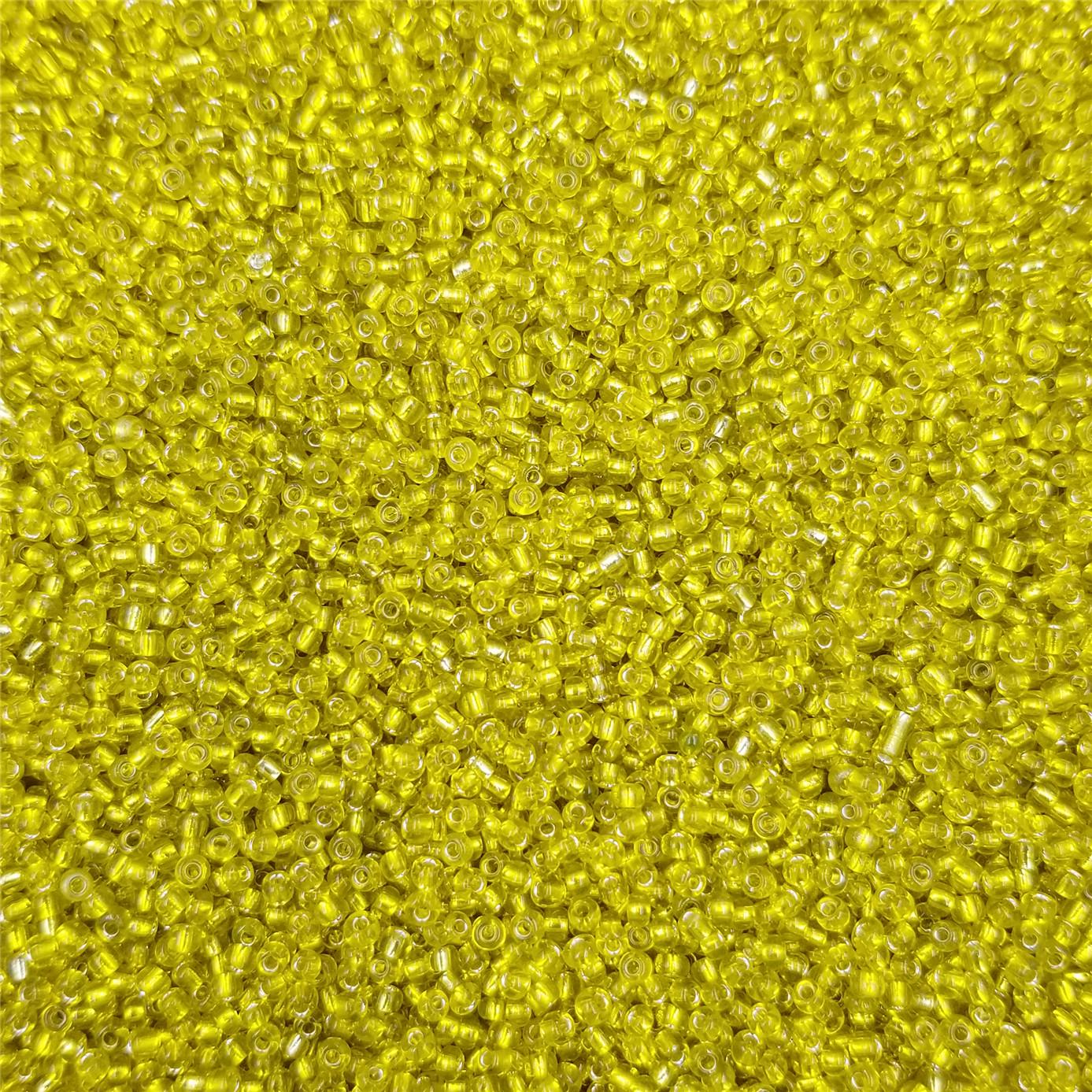 

DIY Craft Для изготовления ювелирных изделий, разделительные бусины, свободные бусины, 15 цветов, DIY, браслет, ожерелье, 1000 шт./упак., стеклянные бусины жёлтый