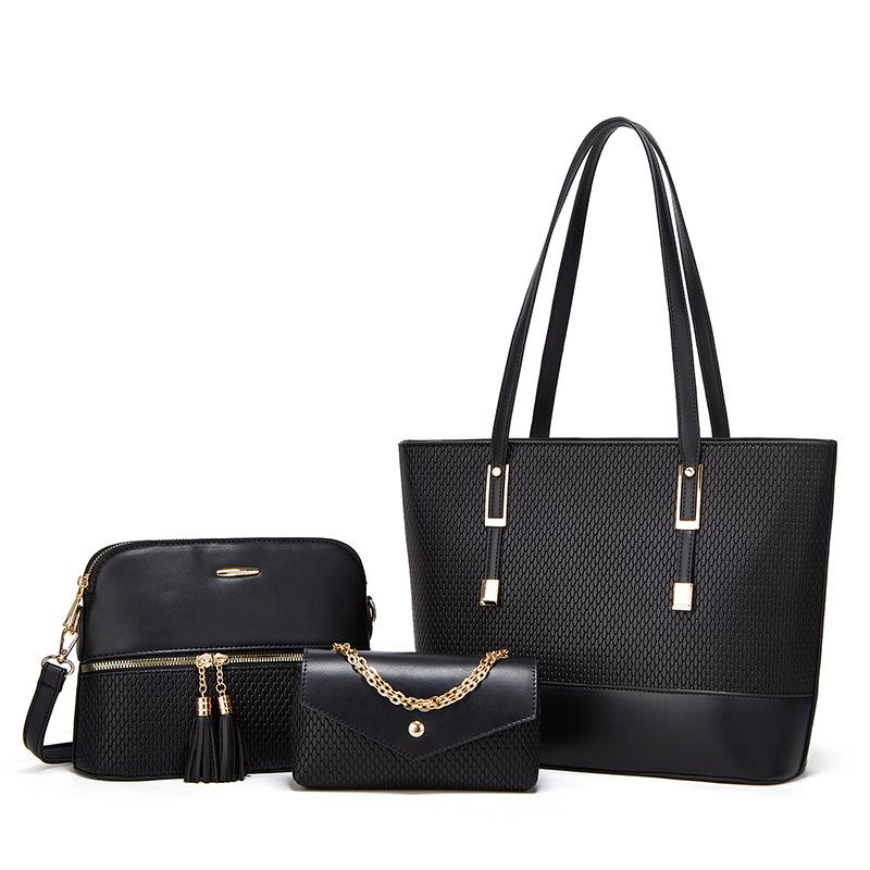 2024 European & American Multifunctional Tote: Mother-Child Large, Medium, & Small Capacity Handbag