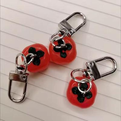 Porte-clés Attrape-l'œil Breloque Pendentif Charme Délicat pour Sac Décoration Figue Délicate Porte-clés pour Passionnés de Mode