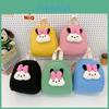 Cartoon Plush Kindergarten Backpack With Lightweight Nylon Material For Kids Daily Use