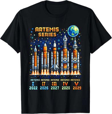 Artemis II 2026 Rocket Launch Mission To The Moon Artemis 2 T-Shirt