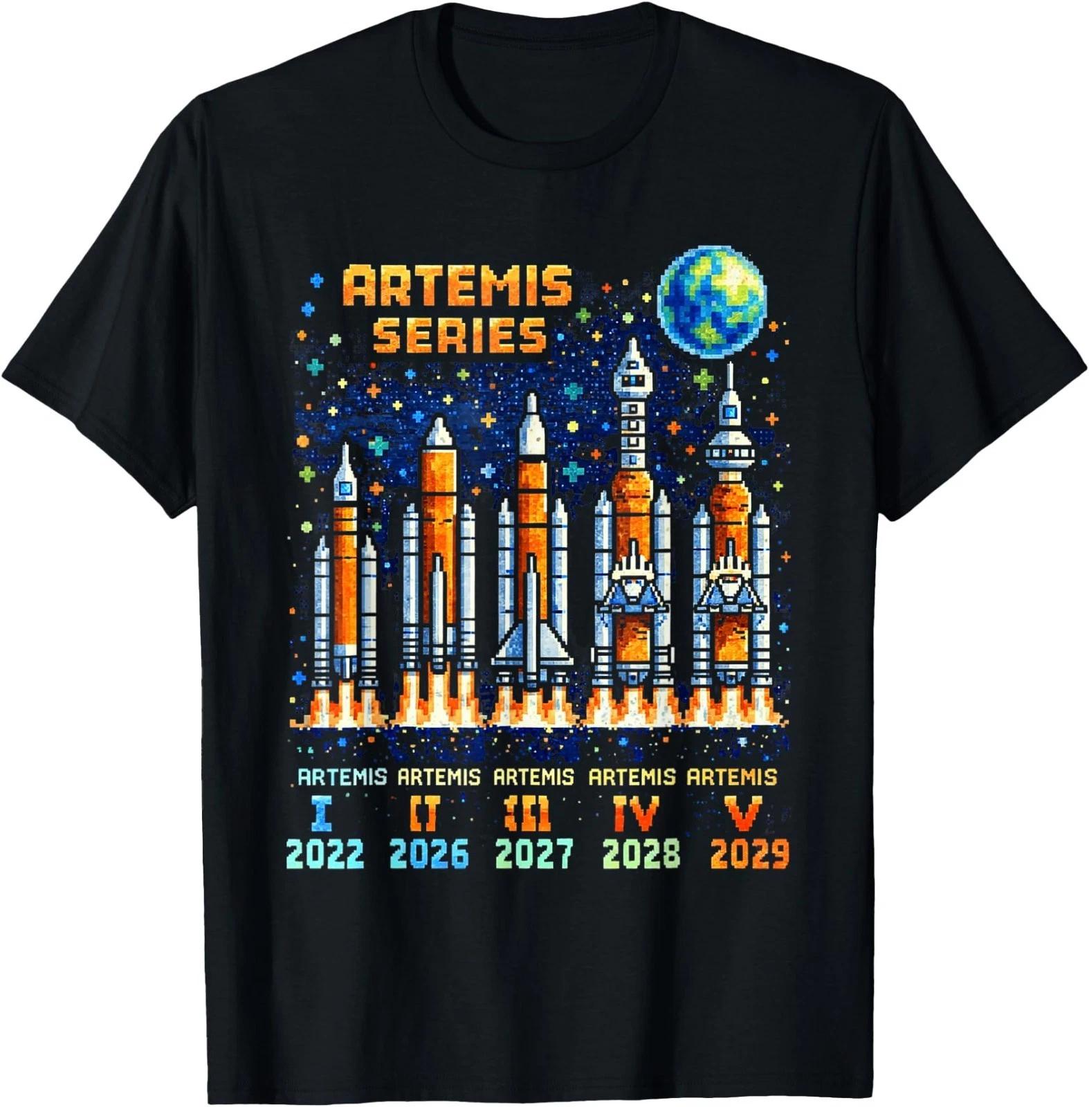 Artemis II 2026 Rocket Launch Mission to The Moon Artemis 2 T-Shirt 3XL