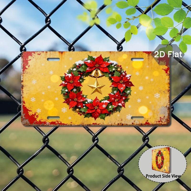 Souvenir Metal License Plate, Custom Auto Sign 15x30cm