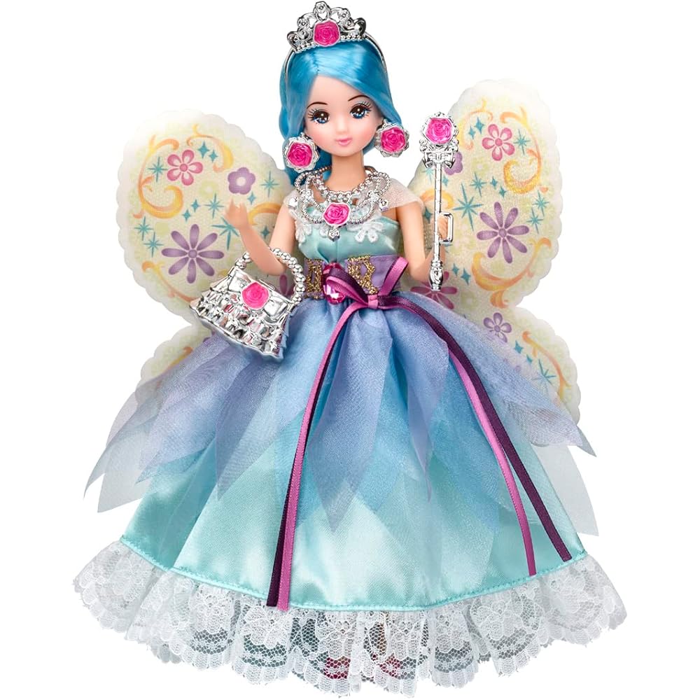Takara Tomy Licca-chan Dress Fairy Princess Dress Toy for Dress-Up Play Ages 3 and Up