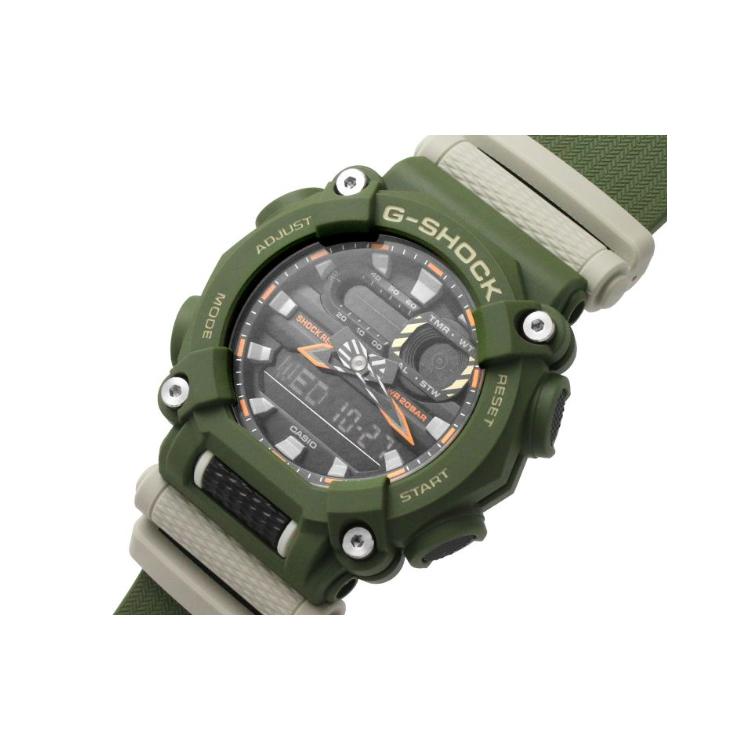 Casio Men Liquid Crystal/Analog Dual Display Series Watch GA-900HC-3APR0-person