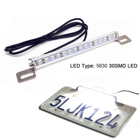 30SMD LED-lampa för bil registreringsskylt Broms Backup Reverse Daytime Running Light