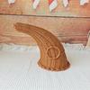 Cesto Cornucopia di Natale Cesto in Rattan a Forma di Corno Grande Capacità Cesto Portaoggetti Multiuso Decorazione per la Casa del Ringraziamento