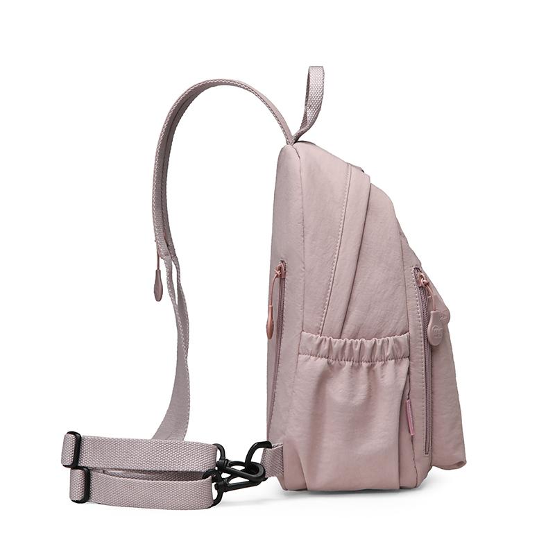 Women's Small Nylon Backpack Lightweight Waterproof Daypack with Front Pocket for Travel Daily Use